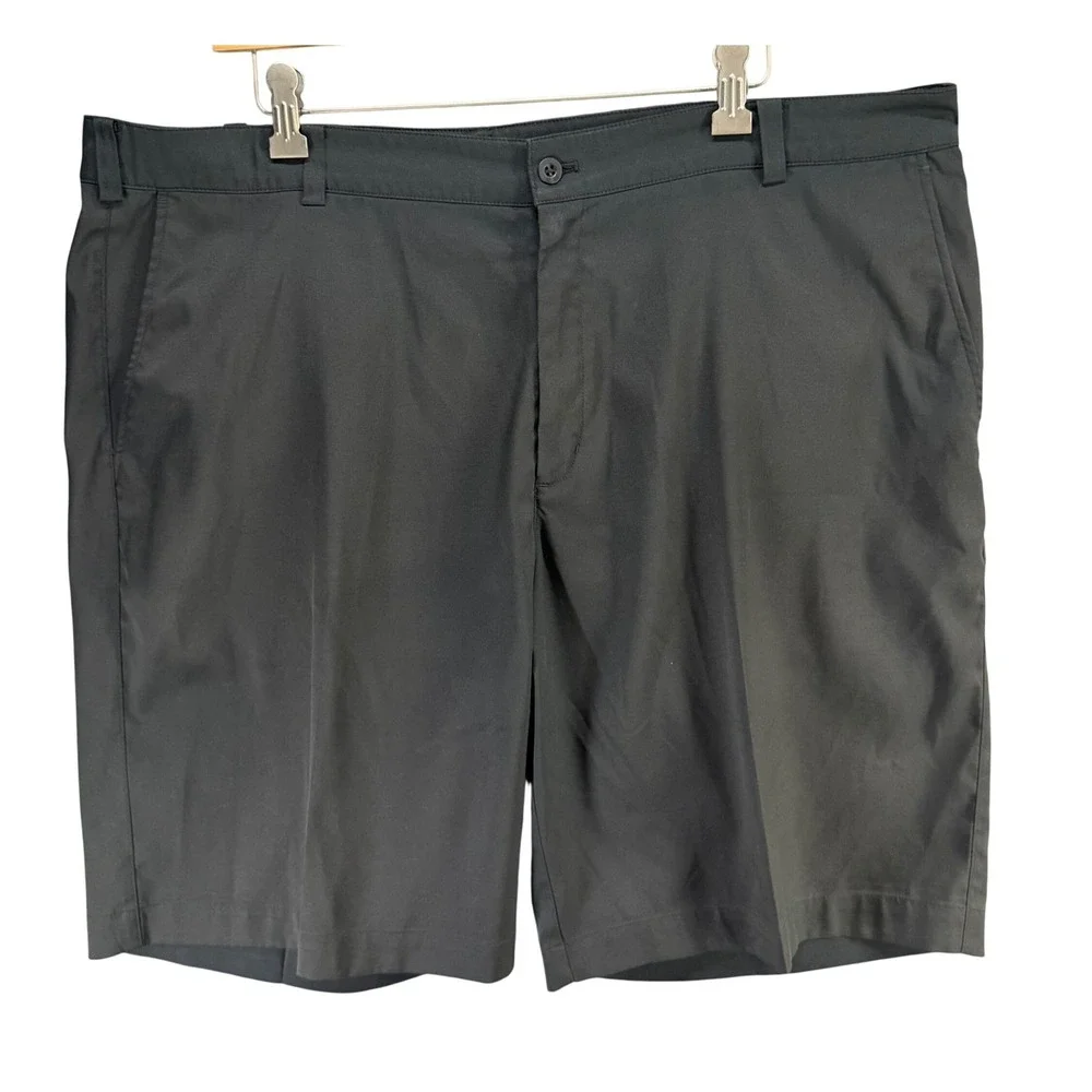 Nike Golf Flat Front Tech Short Mens 40 Black Dri FIT Performance Travel Outdoor